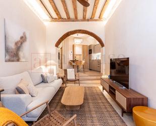 Living room of Planta baja for sale in  Madrid Capital  with Heating and Terrace