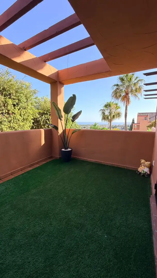 Terrace of Apartments for rent in Marbella  with Air Conditioner, Heating and Private garden