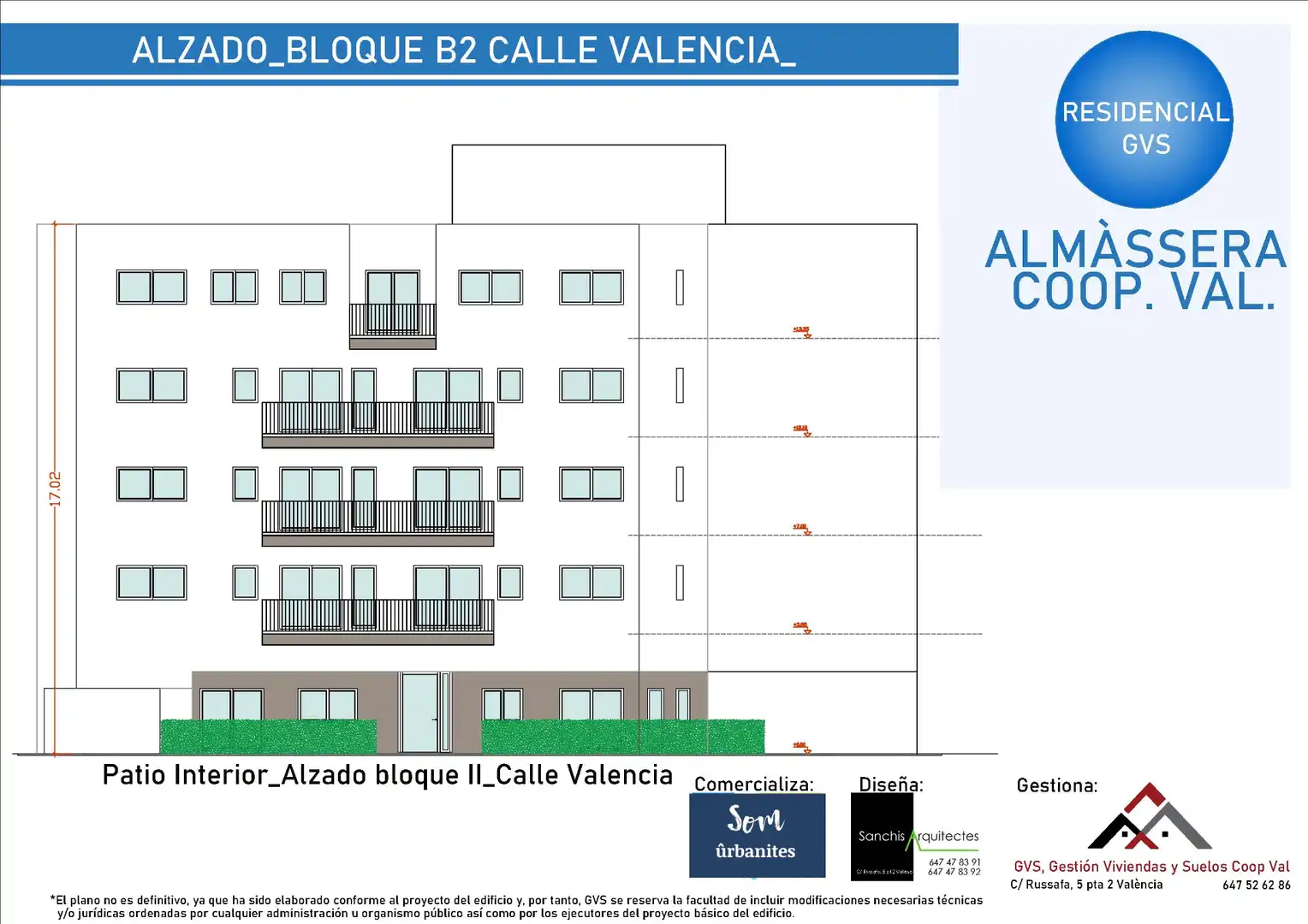 Außenansicht von Wohnung zum Verkauf in Almàssera mit Terrasse, Abstellraum und Gemeinschaftspool