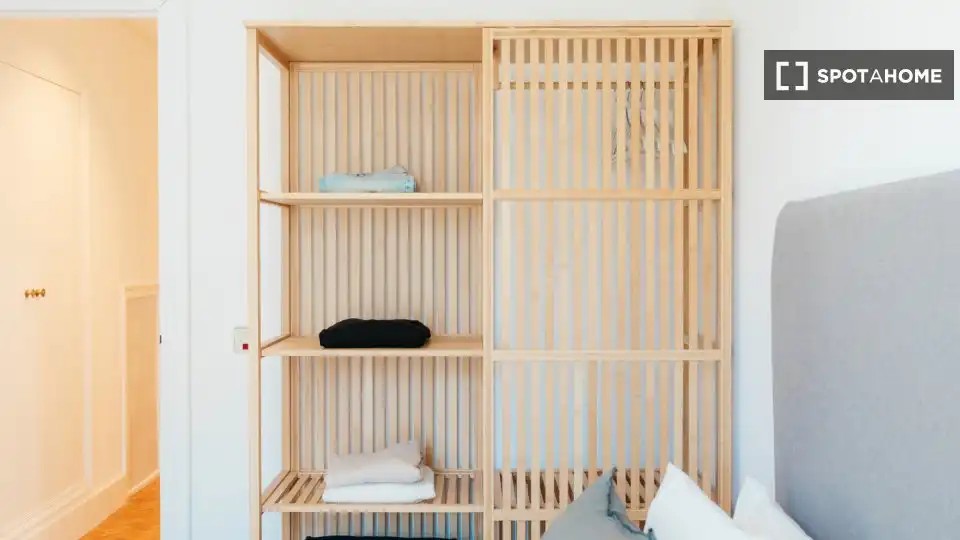 Bedroom of Flat for rent in Valencia  with Air Conditioner, Heating and Furnished