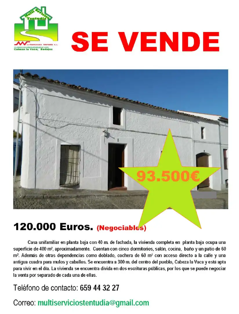 Reihenhaus mit Pool zum Verkauf in Calle Coso 6a