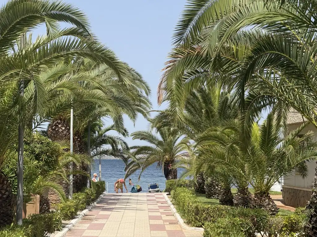 Außenansicht von Maisonette zum Verkauf in La Manga del Mar Menor mit Klimaanlage