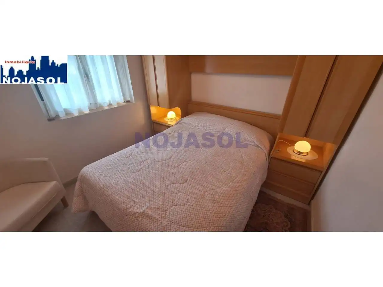 Dormitori de Casa o xalet de lloguer en Noja amb Jardí privat, Terrassa i Moblat