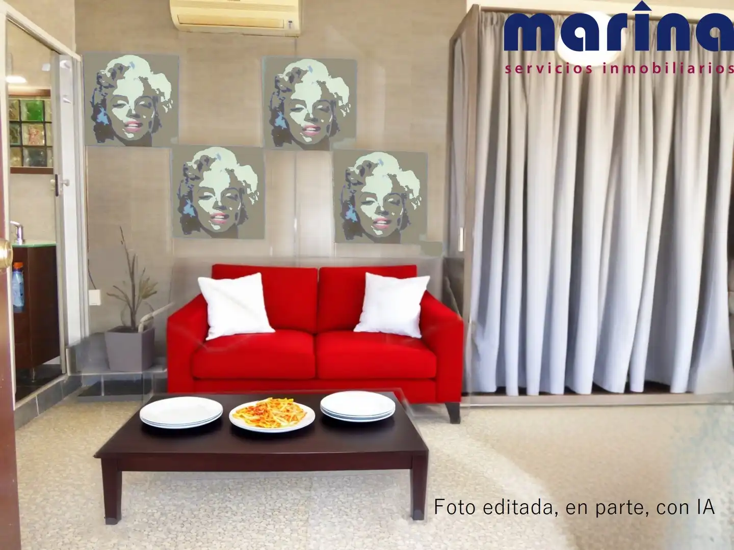 Sala de estar de Loft en venta en  Pamplona / Iruña con Amueblado, Horno y Lavadora