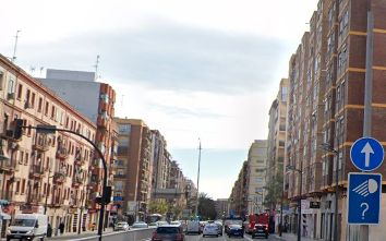Exterior view of Flat for sale in  Valencia Capital  with Parquet flooring and Internet