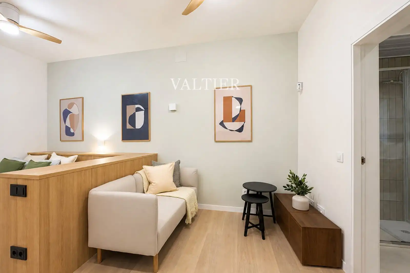 Wohnzimmer von Wohnung zur Miete in Madrid mit Möbliert