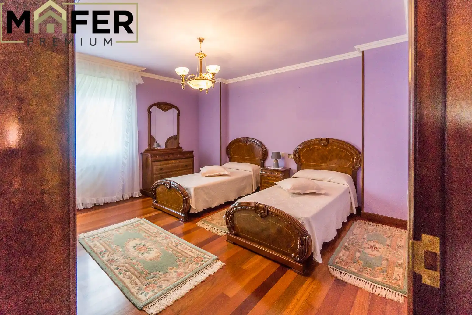 Schlafzimmer von Haus oder Chalet zum Verkauf in Ampuero mit Heizung, Privatgarten und Parkett