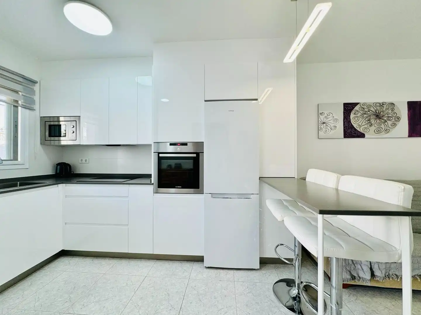 Cocina de Apartamento en venta en Torrox con Aire acondicionado y Piscina comunitaria