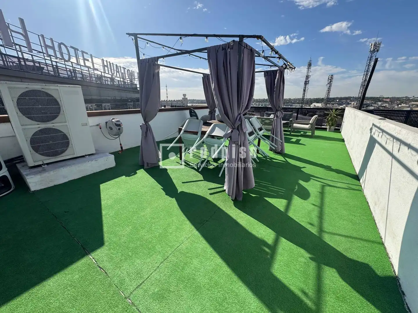 Terrace of Lofts for rent in Alcobendas  with Air Conditioner, Heating and Private garden
