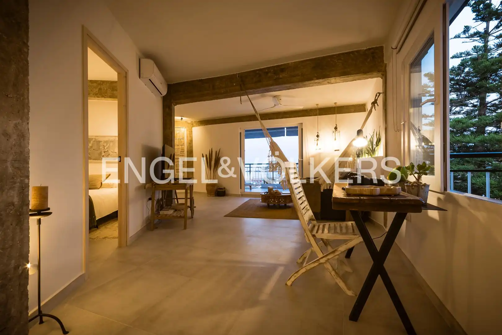 Living room of Flat for sale in Jávea / Xàbia  with Air Conditioner, Heating and Terrace