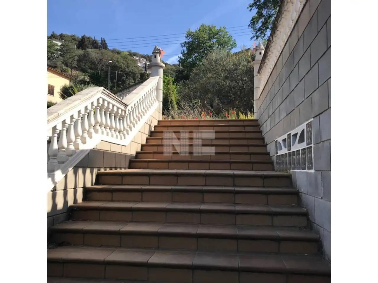 Vista exterior de Casa o chalet en venta en Vilanova del Vallès con Jardín privado, Terraza y Piscina