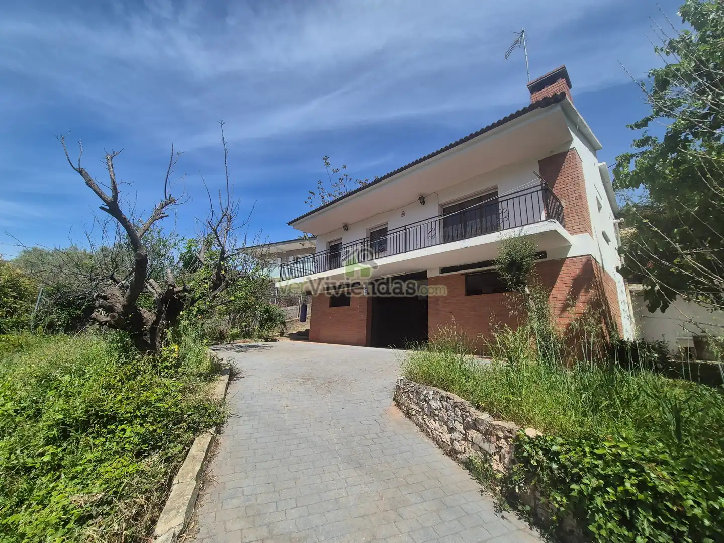 Vista exterior de Casa o chalet en venta en Vallirana con Jardín privado, Parquet y Terraza