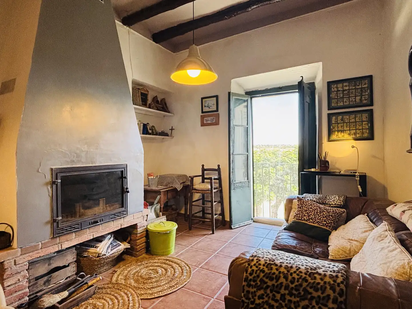 Sala d'estar de Casa adosada en venda en Torrefeta i Florejacs amb Calefacció i Terrassa