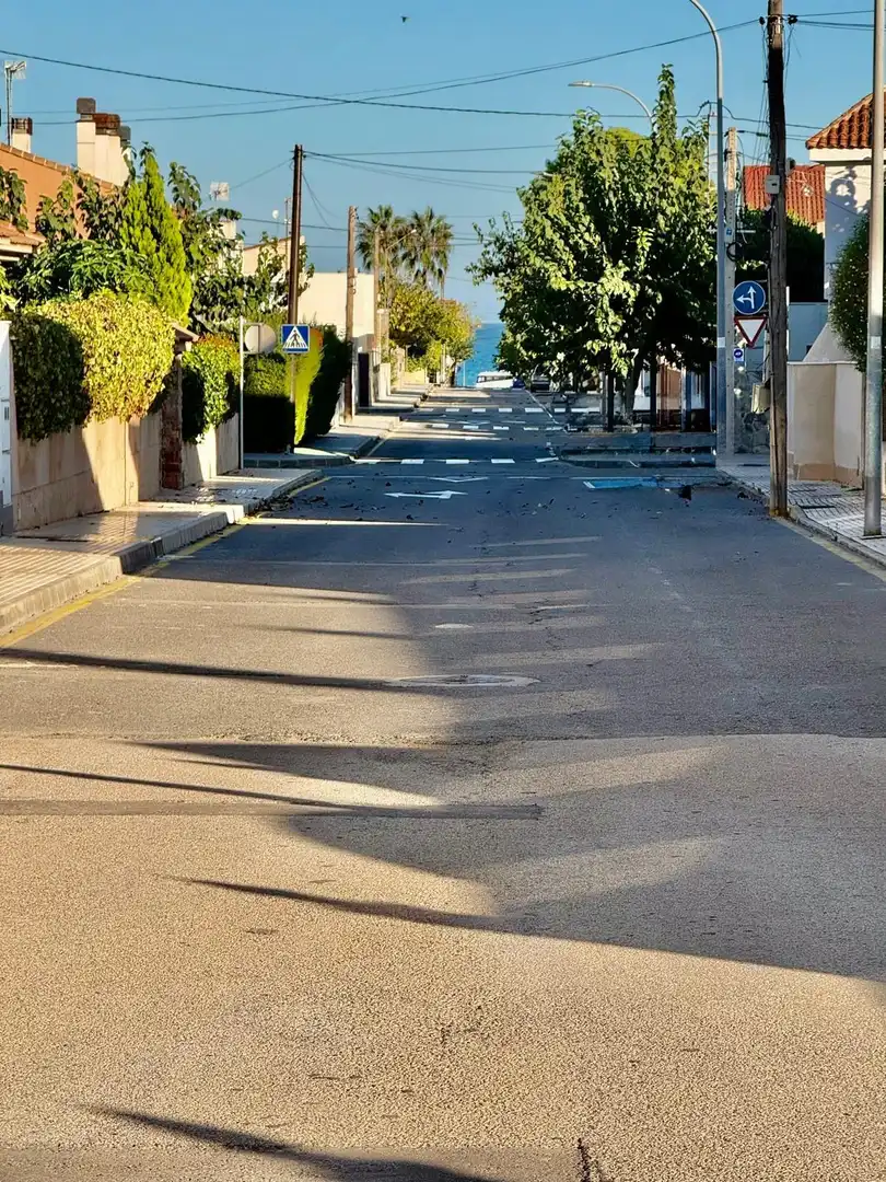 Vista exterior de Casa adosada en venta en Pilar de la Horadada con Aire acondicionado, Calefacción y Jardín privado