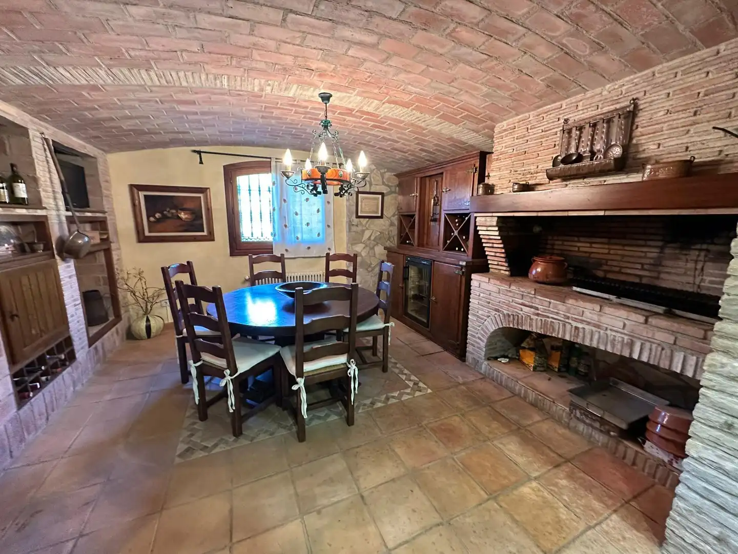 Menjador de Casa o xalet en venda en Benicasim / Benicàssim amb Aire condicionat, Jardí privat i Terrassa