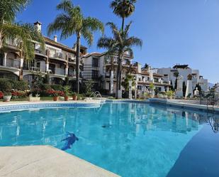 Exterior view of Single-family semi-detached for sale in Mijas  with Terrace, Swimming Pool and Furnished