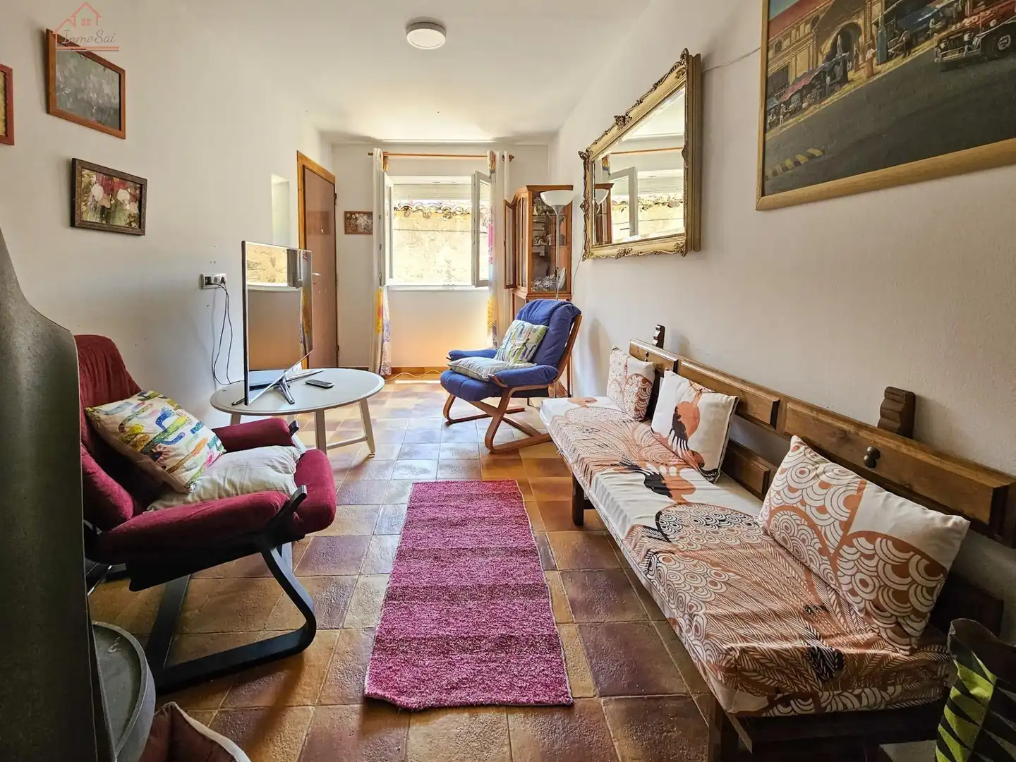 Sala de estar de Casa o chalet en venta en Mijares con Terraza y Balcón