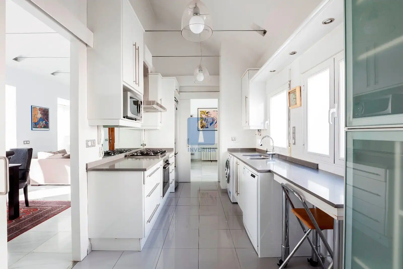 Kitchen of Attic for rent in Madrid  with Air Conditioner, Heating and Storage room