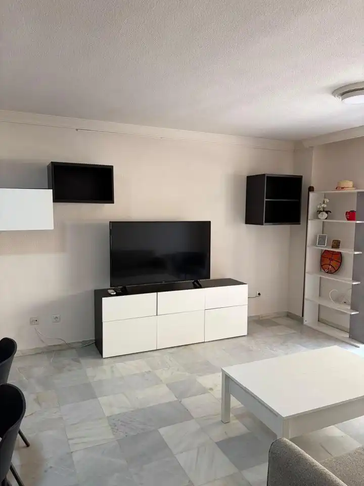 Living room of Flat for rent in Málaga  with Furnished