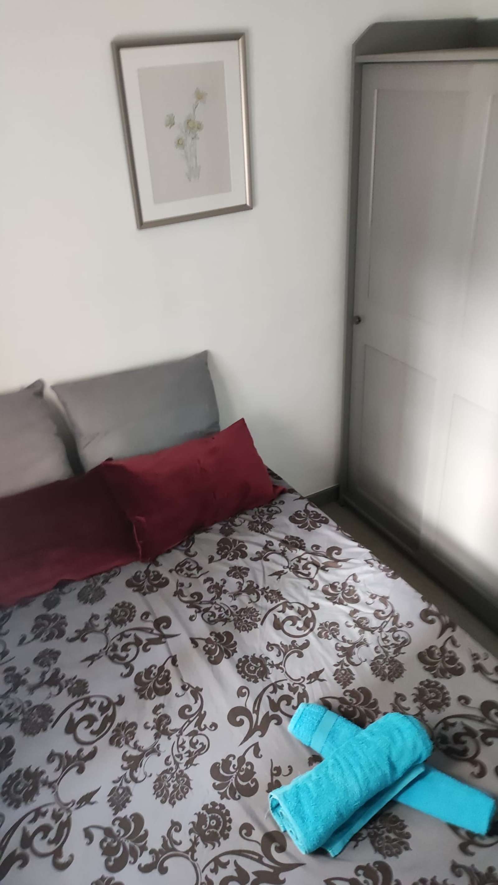 Schlafzimmer von Wohnung zur untervermieten in Llucmajor mit Klimaanlage, Heizung und Terrasse