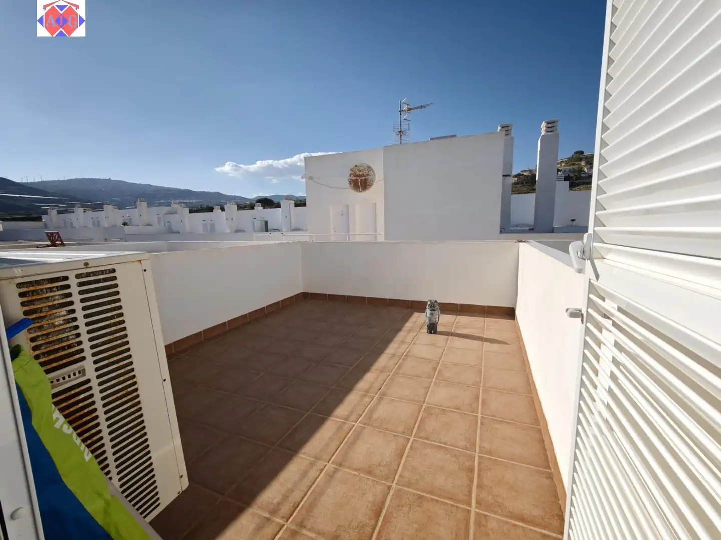 Terrasse von Dachboden zum Verkauf in Lújar mit Klimaanlage, Terrasse und Möbliert