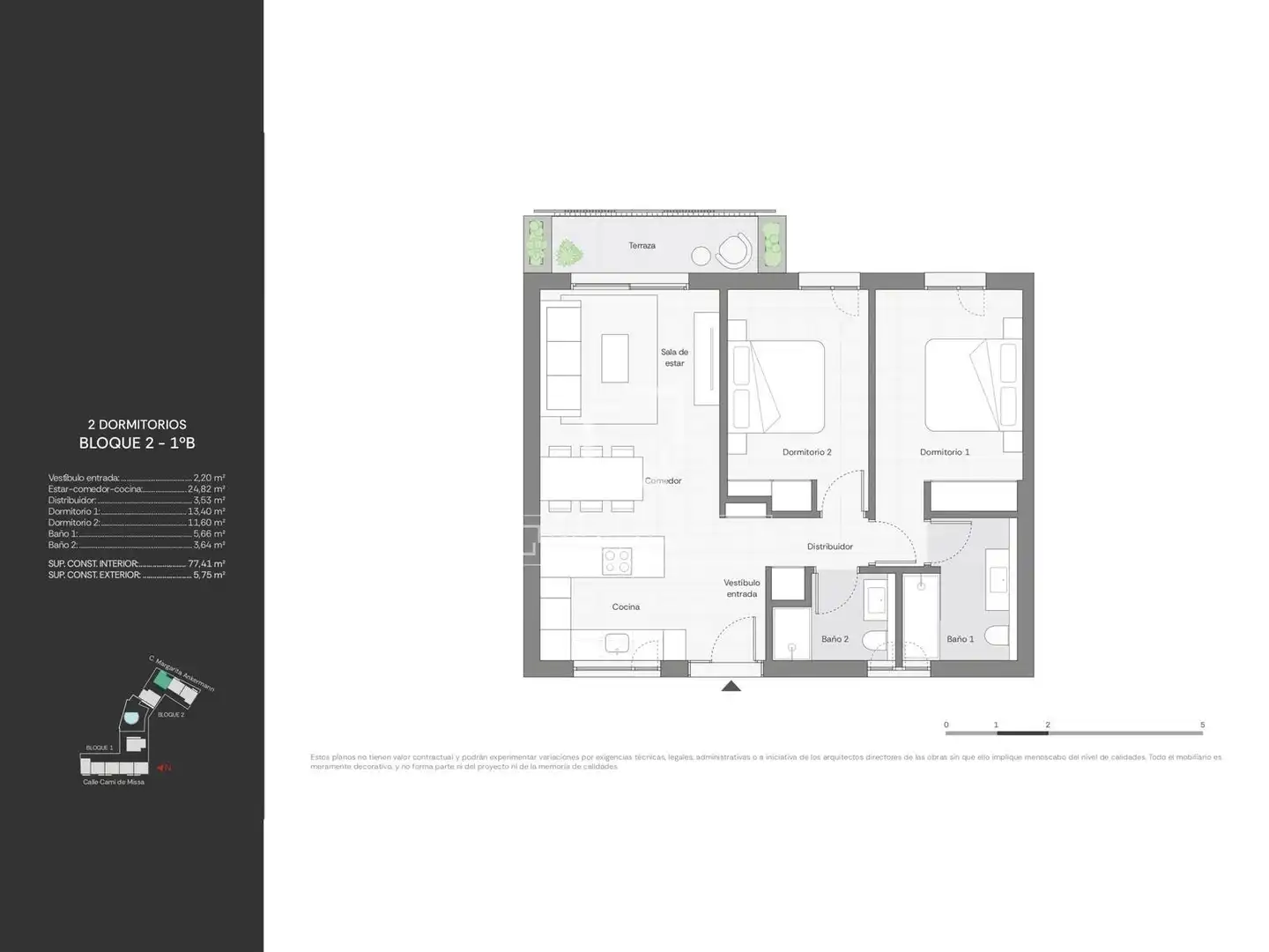 Wohnung zum Verkauf in Santa Eulària des Riu mit Klimaanlage, Heizung und Terrasse