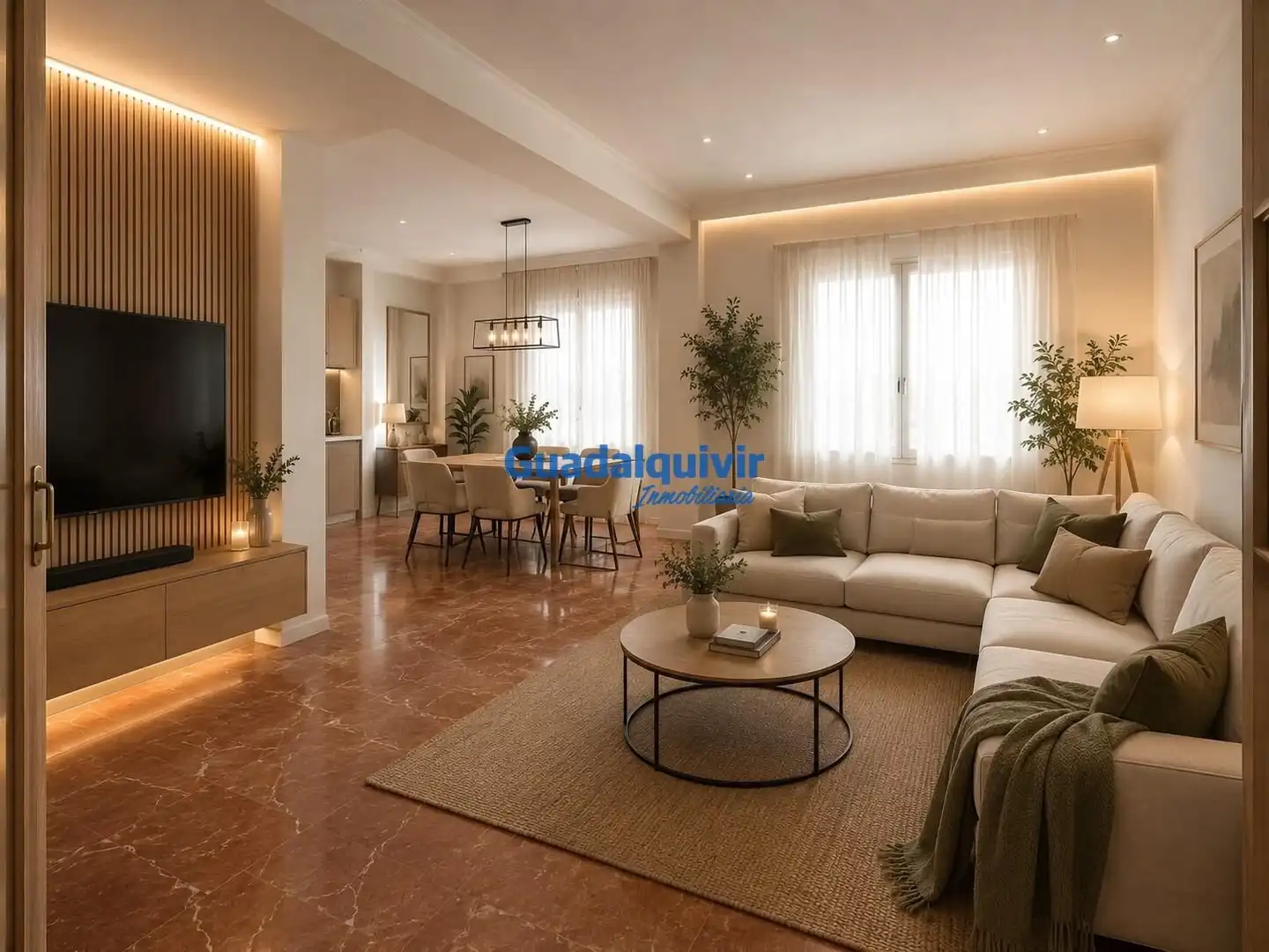 Sala de estar de Piso en venta en Sevilla con Terraza y Balcón