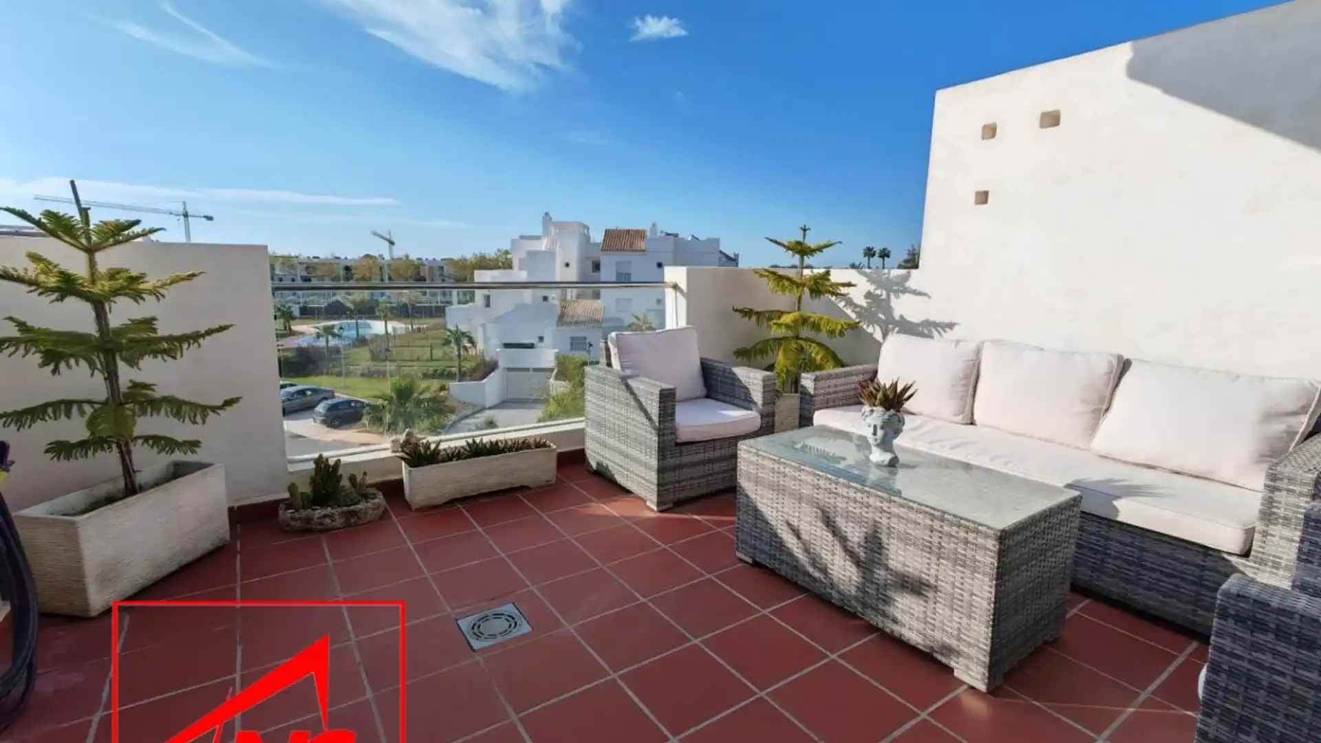 Terraza de Ático en venta en Chipiona con Aire acondicionado, Terraza y Piscina