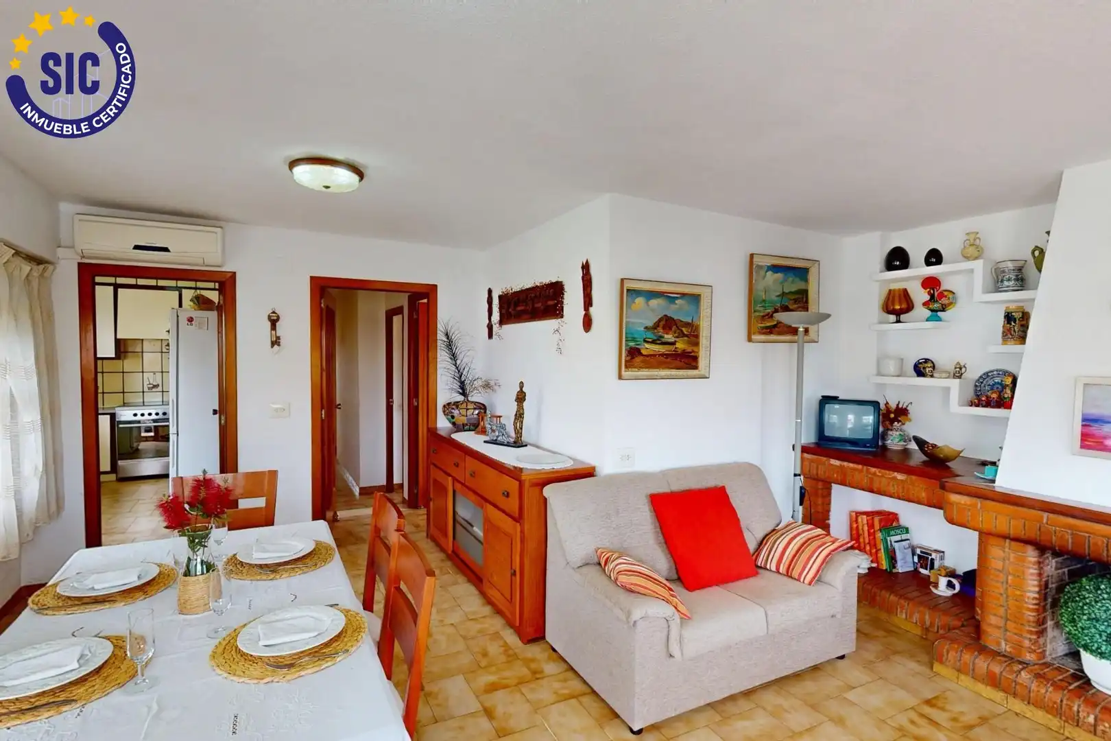 Sala de estar de Casa o chalet en venta en Benicasim / Benicàssim con Aire acondicionado, Jardín privado y Terraza