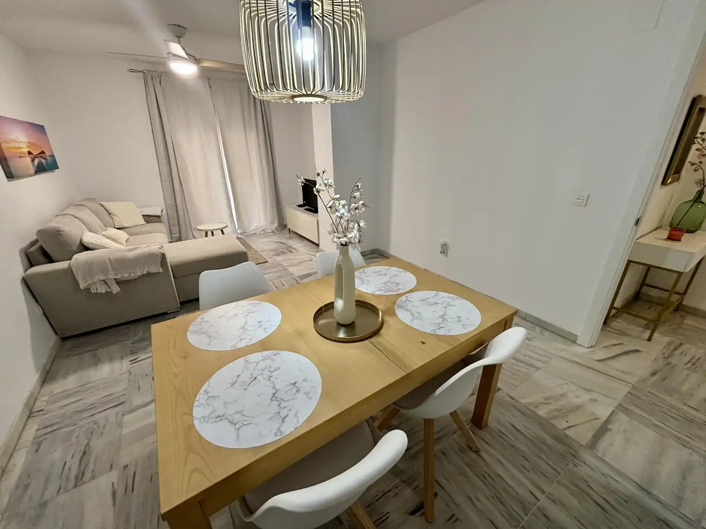Comedor de Apartamento en venta en Málaga con Alarma