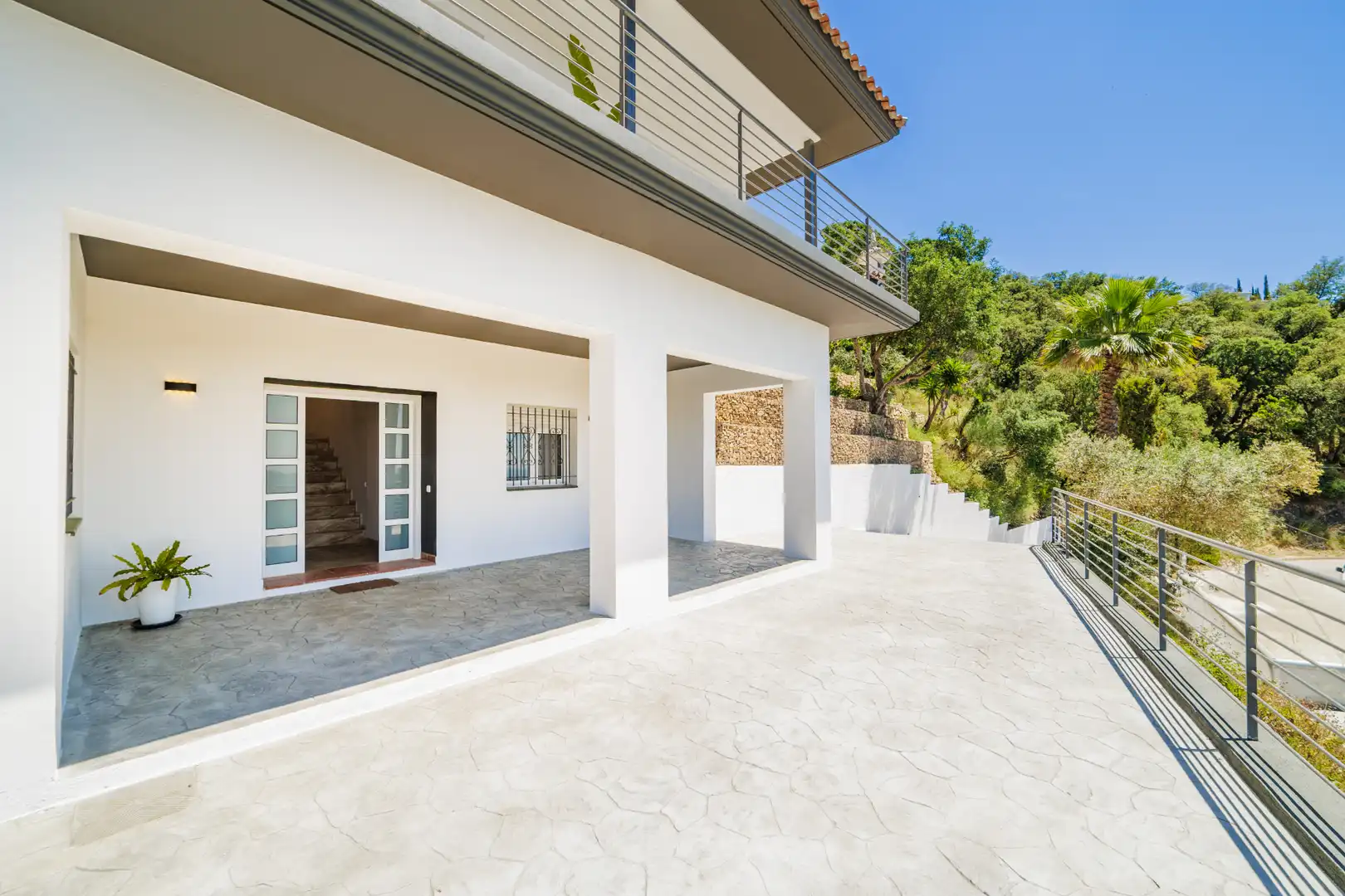 Terrassa de Casa o xalet en venda en Santa Cristina d'Aro amb Aire condicionat, Jardí privat i Parquet