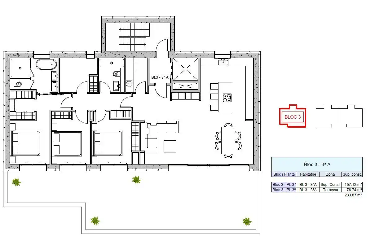 Penthouse mit Aufzug zum Verkauf in Carrer de la Turera, imagen 5
