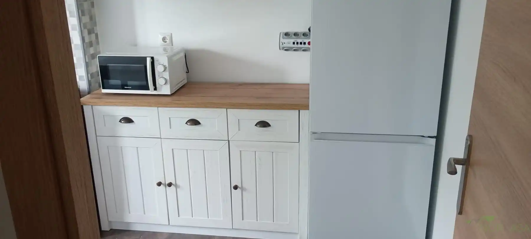 Cuina de Apartament en venda en Oviedo  amb Calefacció i Moblat