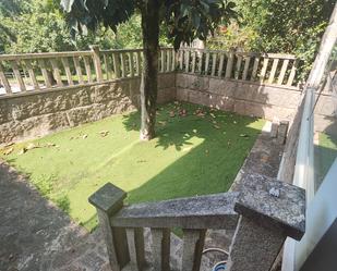 Jardí de Casa adosada de lloguer en Santiago de Compostela  amb Calefacció, Parquet i Moblat