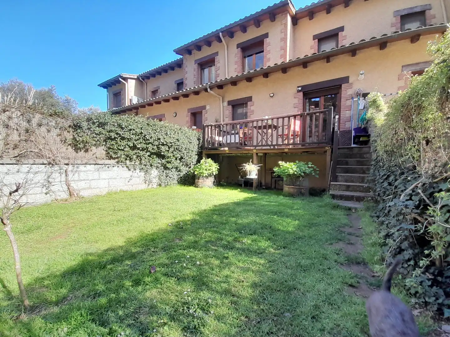 Jardí de Casa adosada en venda en Riudaura amb Aire condicionat, Calefacció i Terrassa