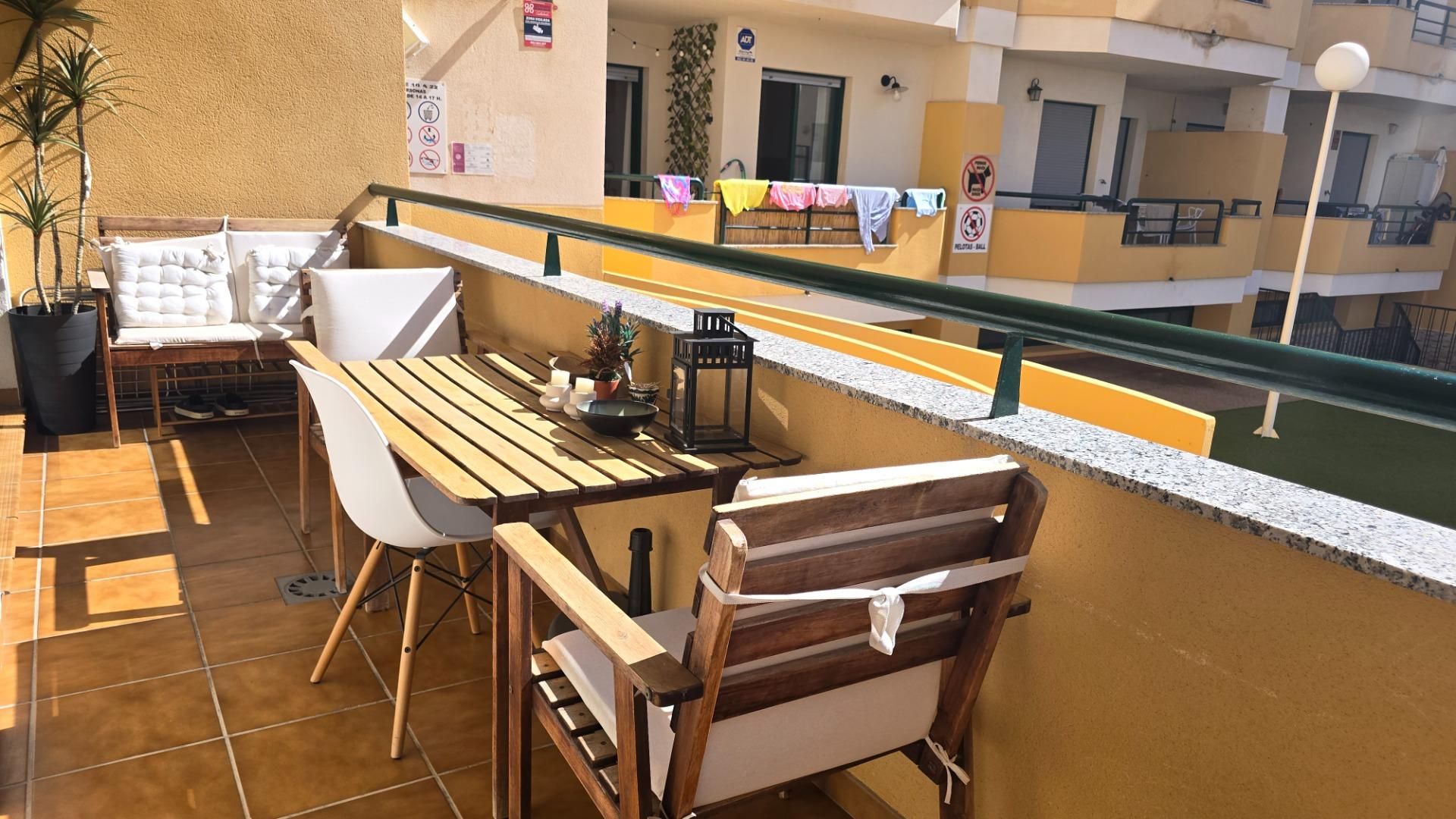 Balcony of Planta baja for sale in Benalmádena  with Air Conditioner, Heating and Private garden