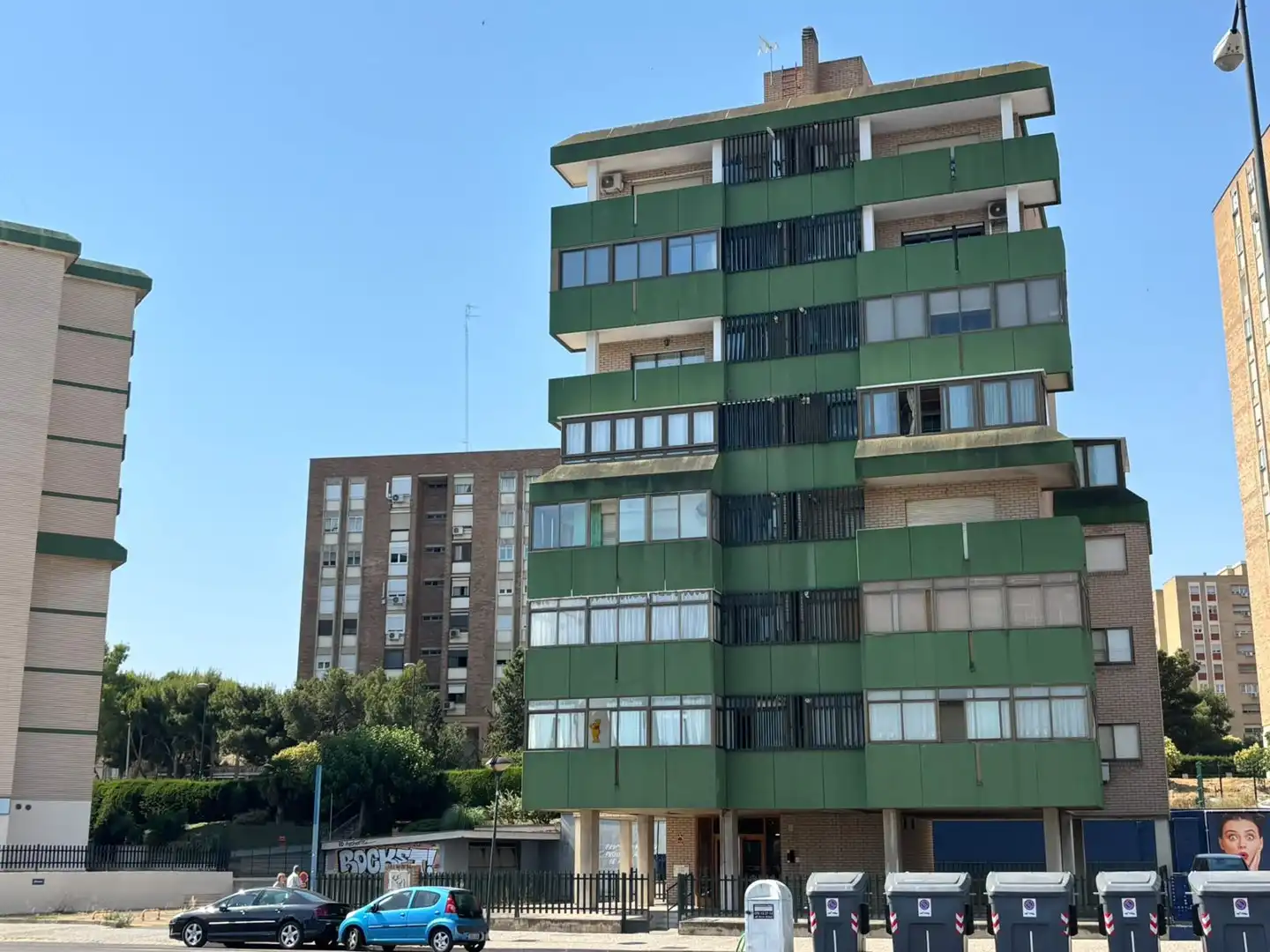Vista exterior de Garaje en venta en Zaragoza