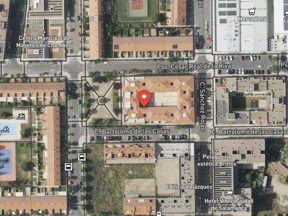 Vista exterior de Garatge en venda en Salamanca Capital