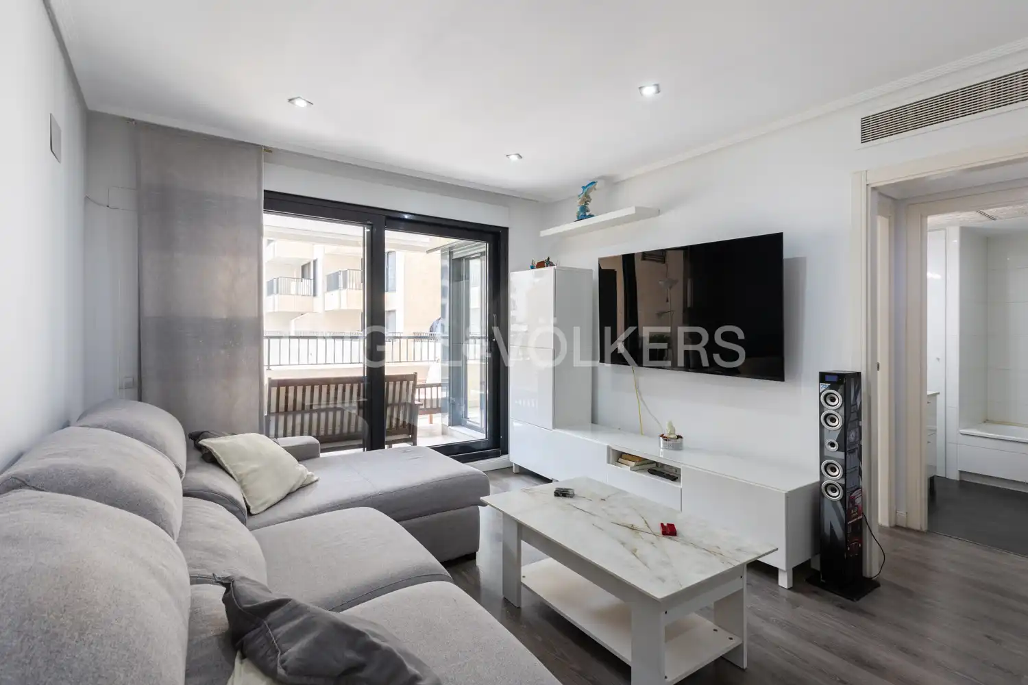 Sala de estar de Piso en venta en Alboraya con Aire acondicionado, Calefacción y Terraza