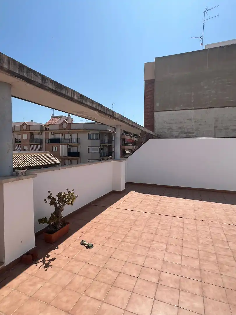 Terrasse von Dachboden zur Miete in Massamagrell mit Klimaanlage, Heizung und Terrasse
