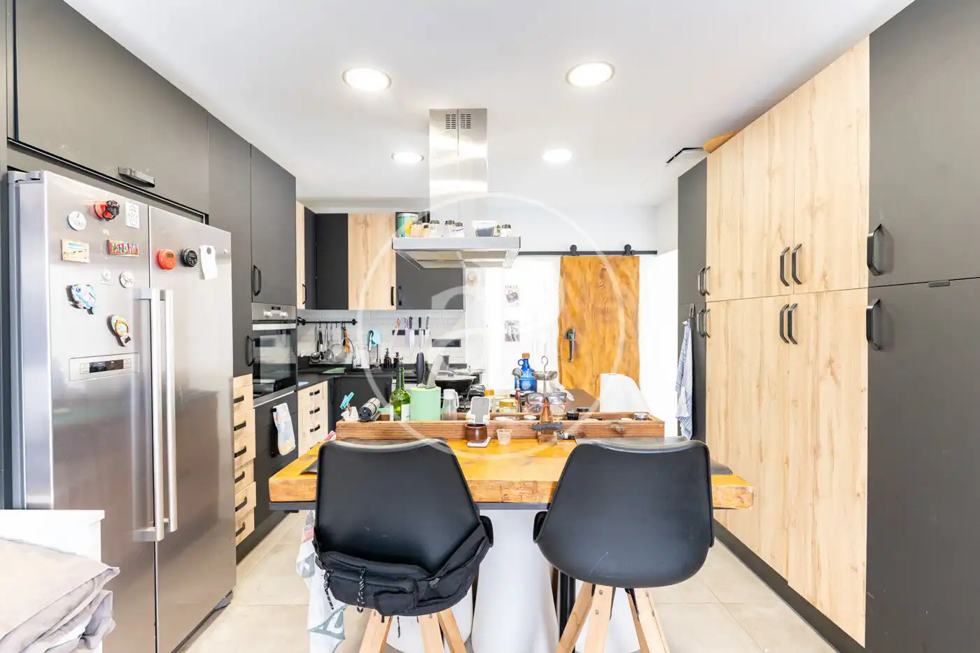Küche von Wohnung zum Verkauf in  Palma de Mallorca mit Klimaanlage, Privatgarten und Terrasse