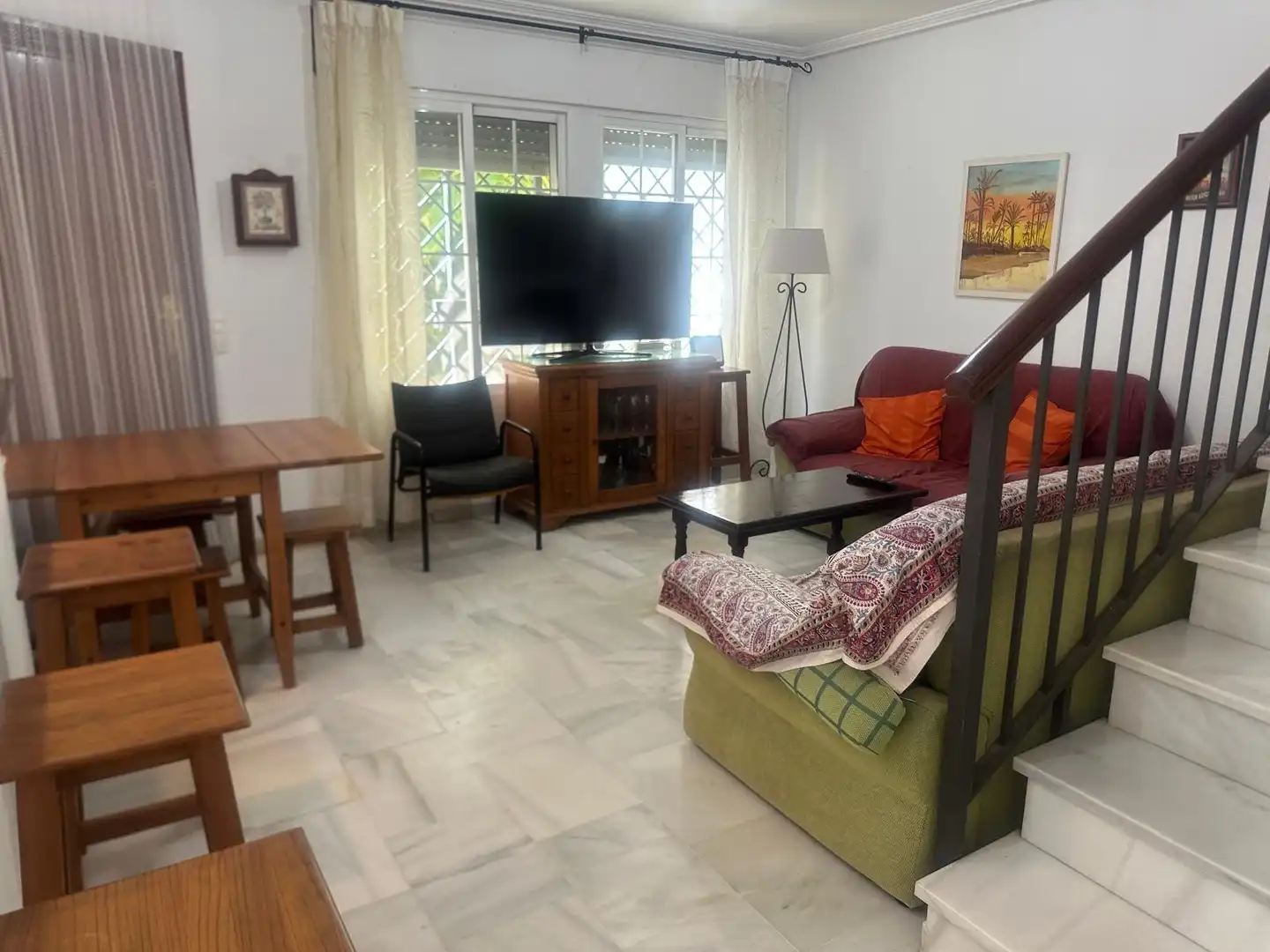 Sala de estar de Casa adosada en venta en Chiclana de la Frontera