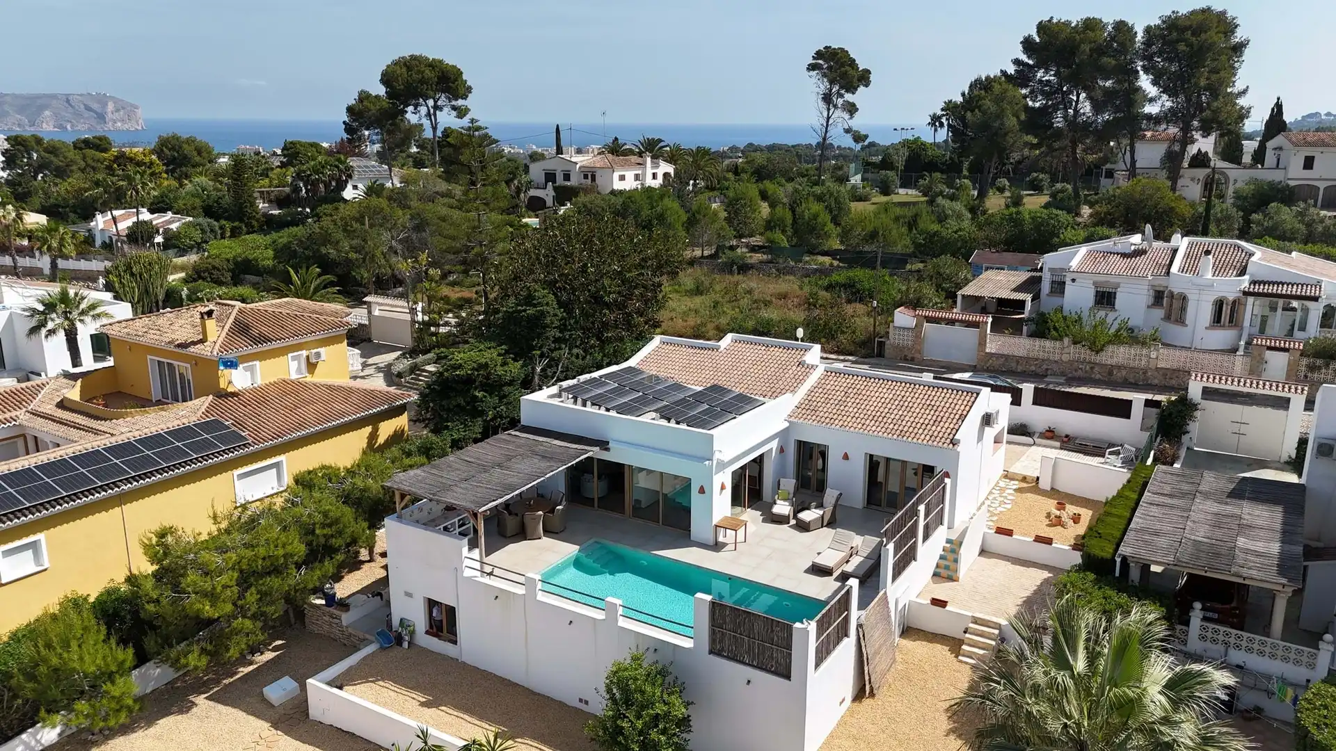 Exterior view of Houses for sale in Jávea / Xàbia  with Air Conditioner, Terrace and Storage room