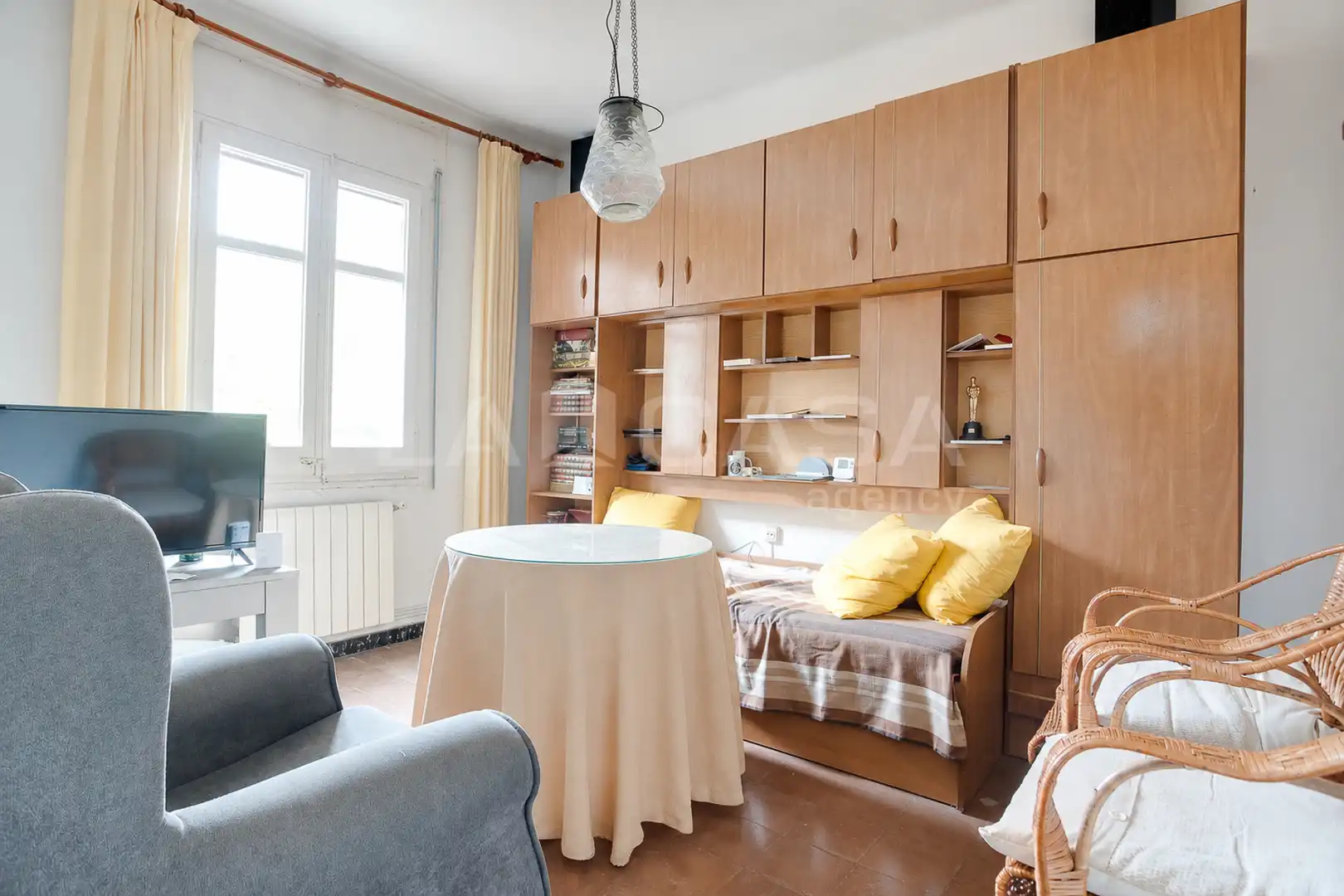 Living room of Flat for sale in Barcelona  with Heating and Terrace