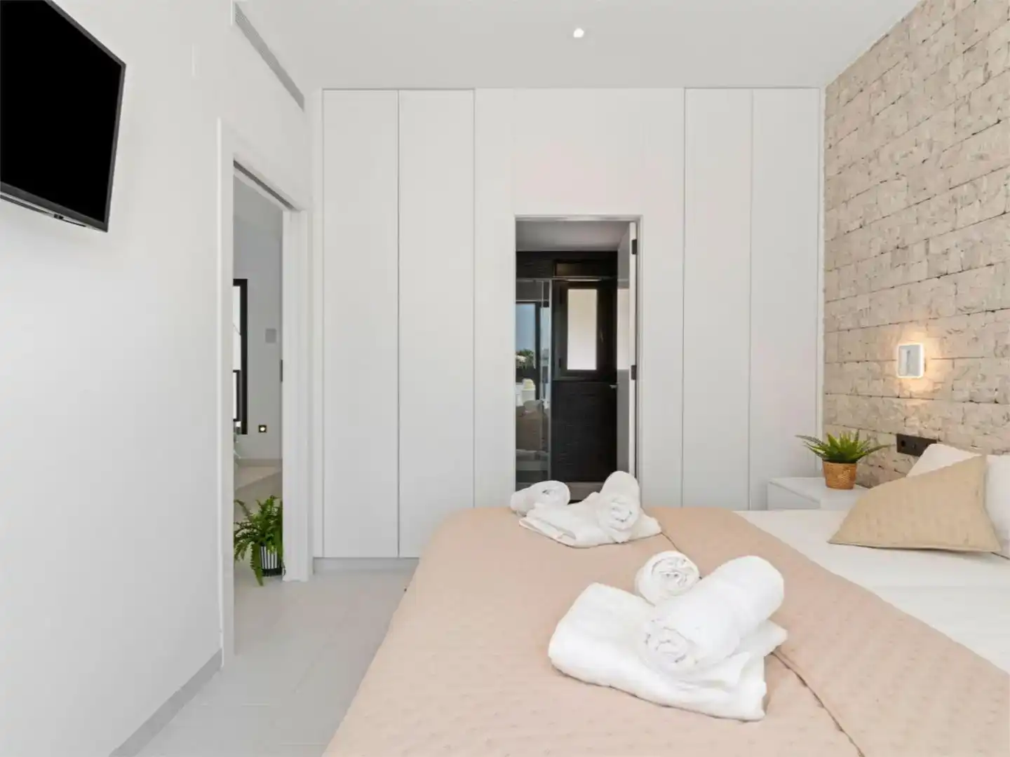 Habitación de Casa o chalet en venta en San Javier con Aire acondicionado, Piscina y Balcón