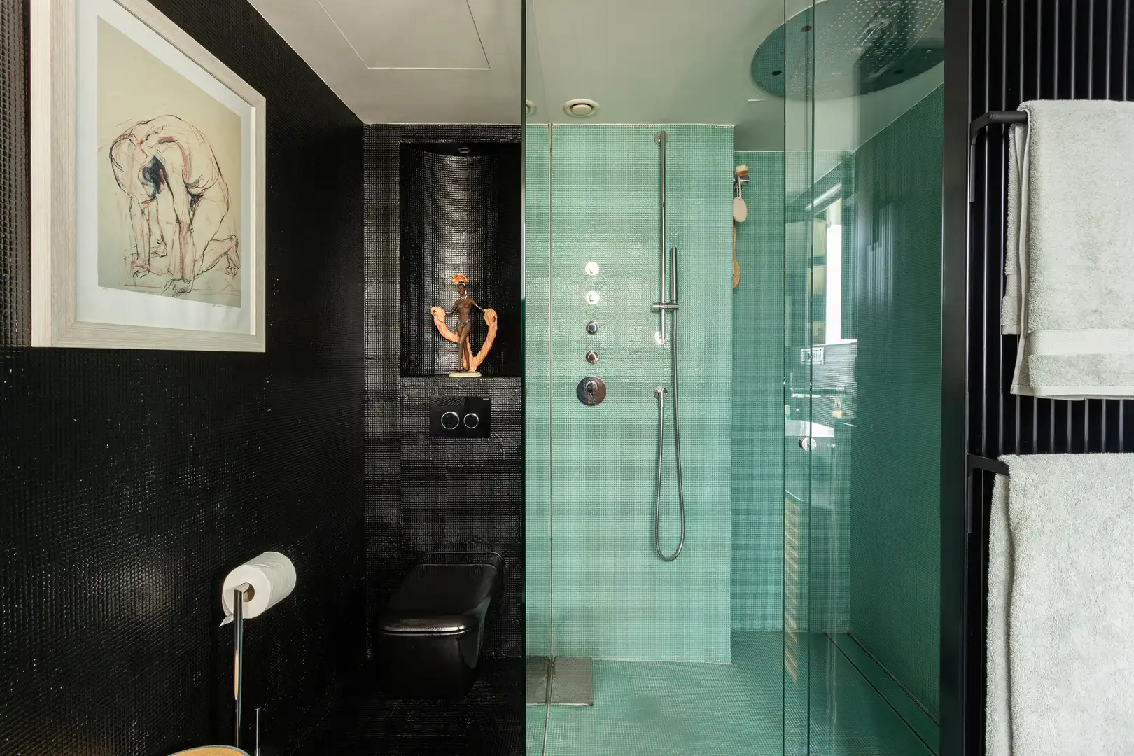 Baño de Casa o chalet en venta en Barcelona con Aire acondicionado, Calefacción y Parquet