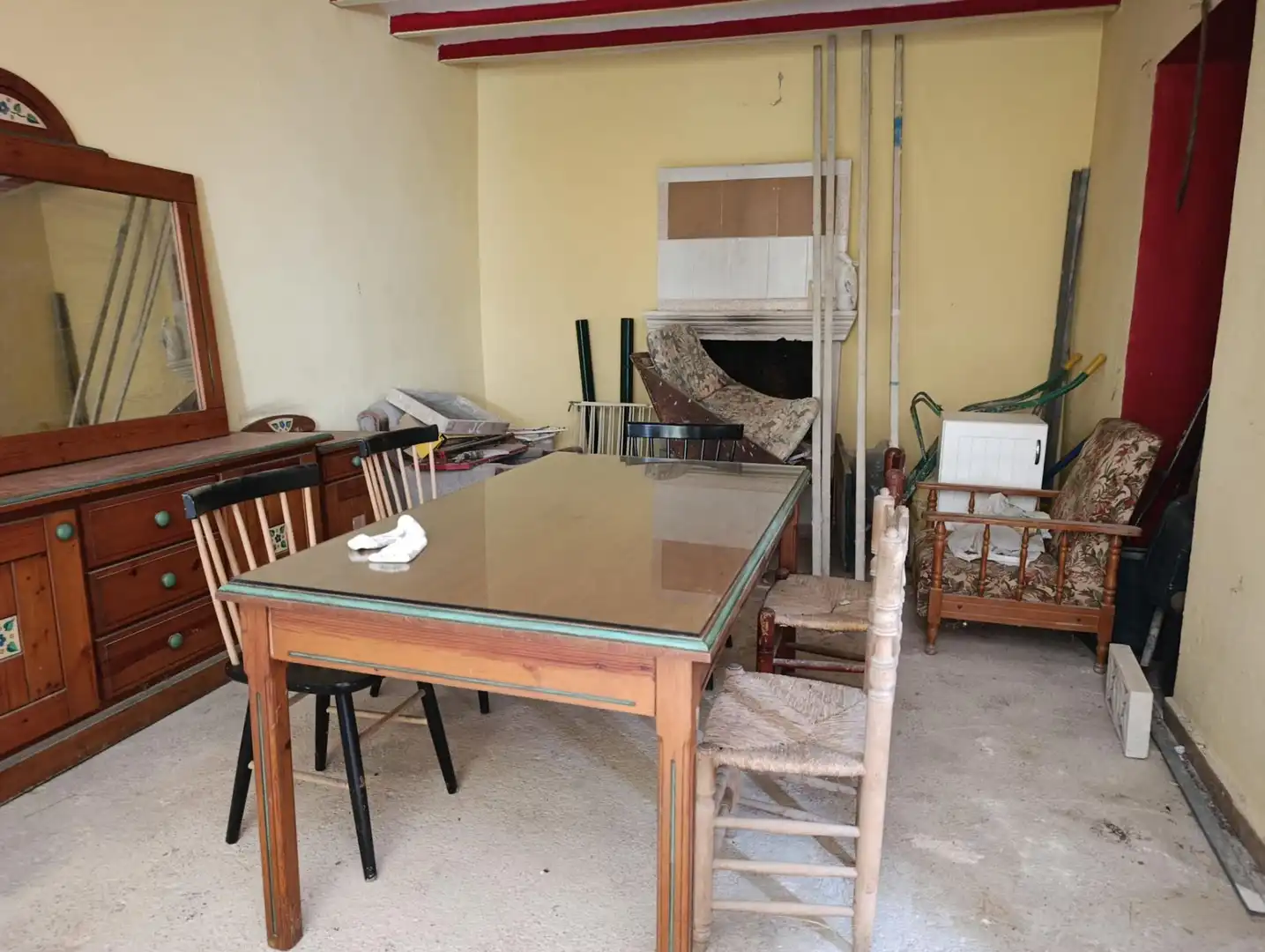 Menjador de Finca rústica en venda en Benidoleig amb Jardí privat