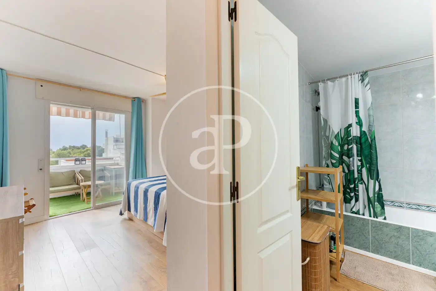 Bedroom of Attic for rent in  Palma de Mallorca  with Air Conditioner, Heating and Terrace