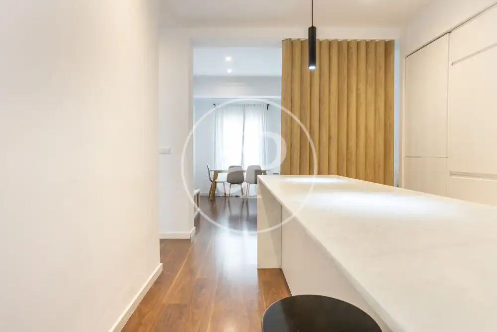 Cocina de Piso de alquiler en Valencia con Aire acondicionado, Calefacción y Amueblado