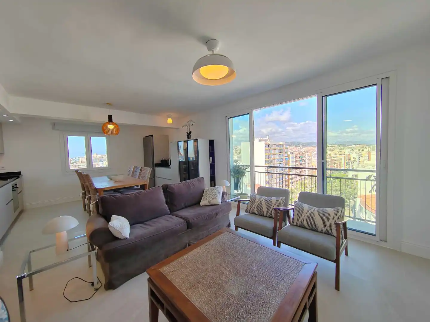 Wohnzimmer von Wohnung zur Miete in Vélez-Málaga mit Möbliert